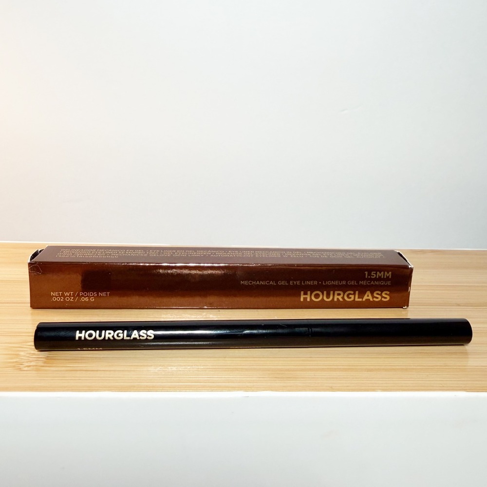 Hourglass 1.5mm Mechanical Gel Eye Liner Obsidian Black Waterproof 0.002oz NEW